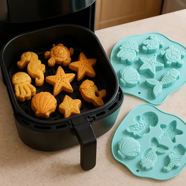 マーメイドテーマのシリコンモールド